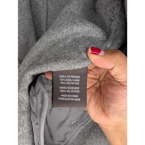 Badgley Mischka Wool Blend Blazer Coat Grey - Picture 4 of 7